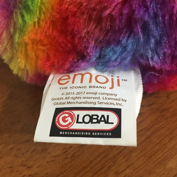 Emoji Rainbow Poo Plush Coin Bank - Picture 7 of 7